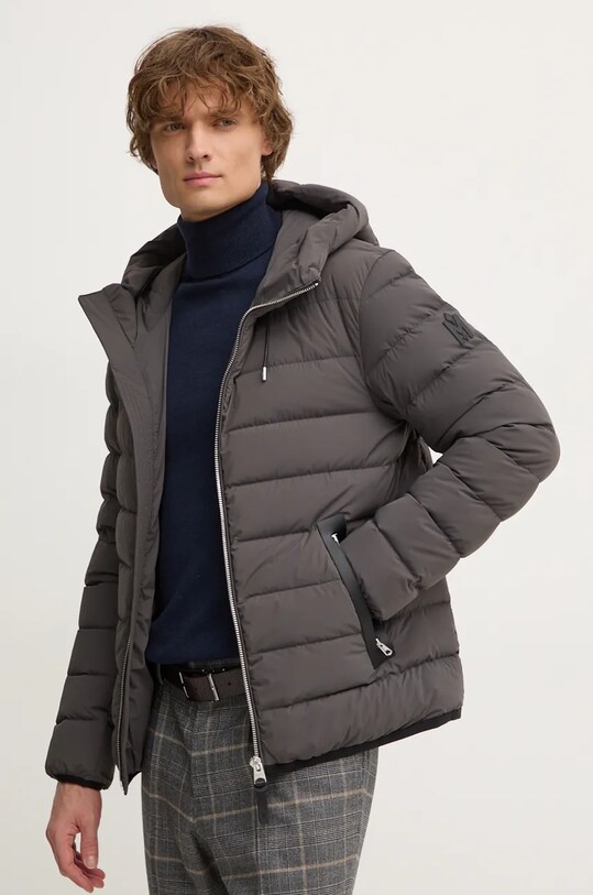 Péřová bunda MACKAGE s podšívkou šedá JACK.