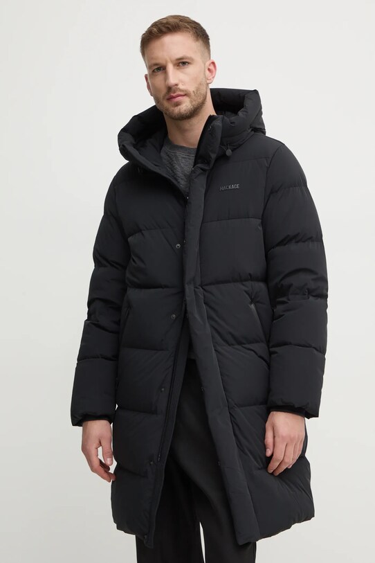 Пухова куртка MACKAGE з утепленням чорний ANTOINE.CITY