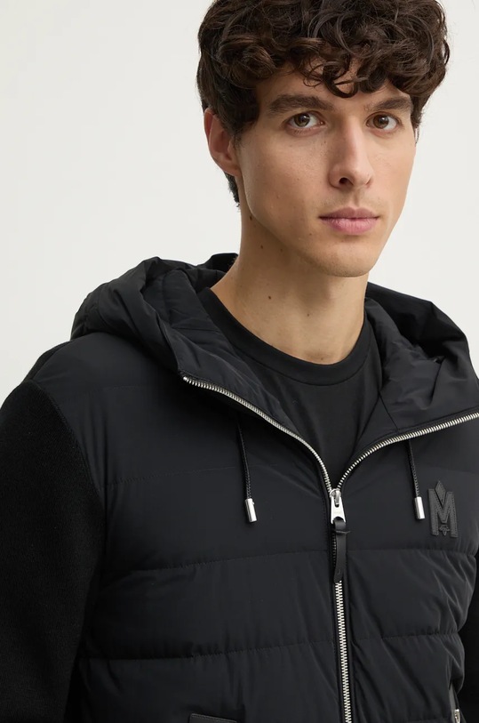 MACKAGE kurtka puchowa z domieszką wełny ANDREW czarny