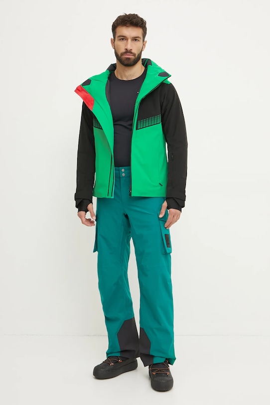 Descente geaca de schi Laser Gradation DWMYGK26V verde AW24