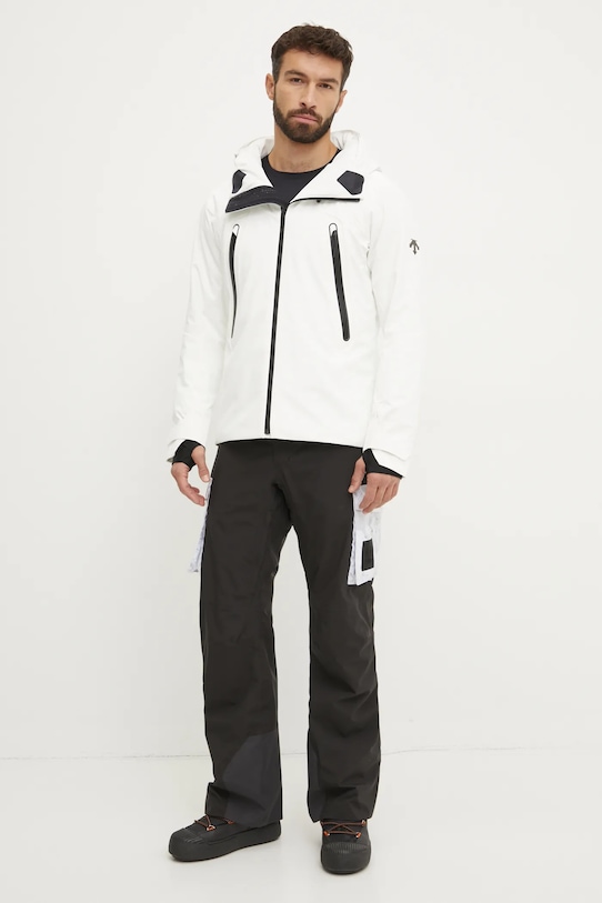 Péřová lyžařská bunda Descente 3D Insulated DWMYGK30Y bílá AW24