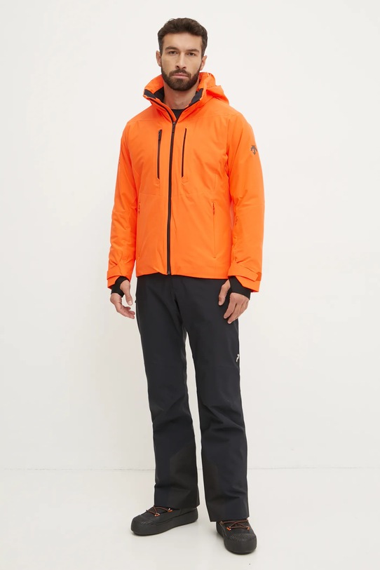 Lyžařská bunda Descente Straight Line DWMYGK32 oranžová AW24