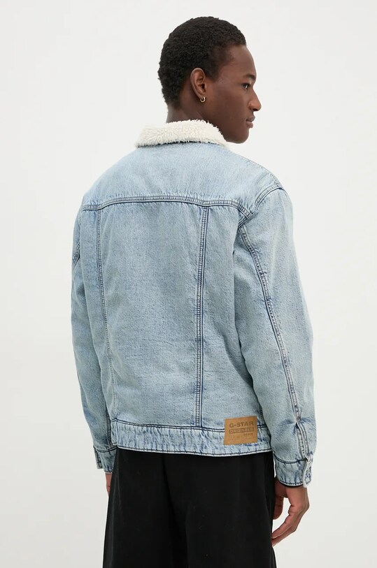 Îmbrăcăminte G-Star geacă din denim D25138.D536 albastru
