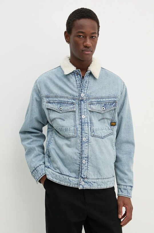 G-Star geacă din denim albastru D25138.D536