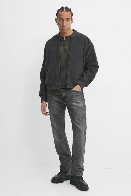Μπουφάν Hollister Co. KI332.4048.900 γκρί AW24