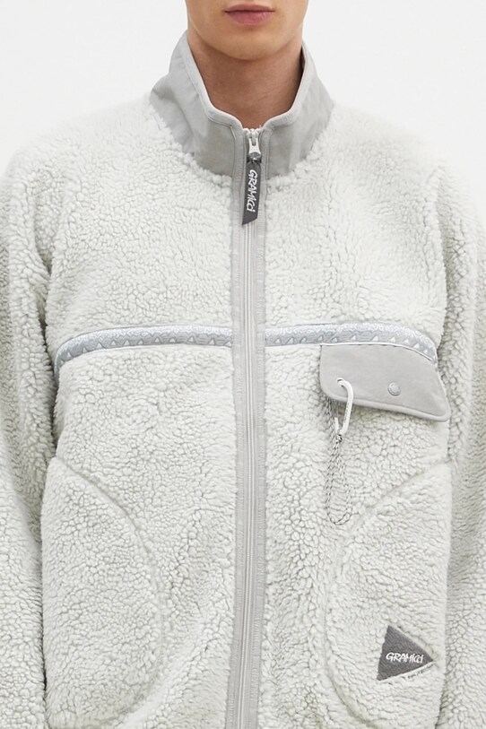 Gramicci jacket JQ Tape Fleece Jacket gray GUJ4.F3005.M