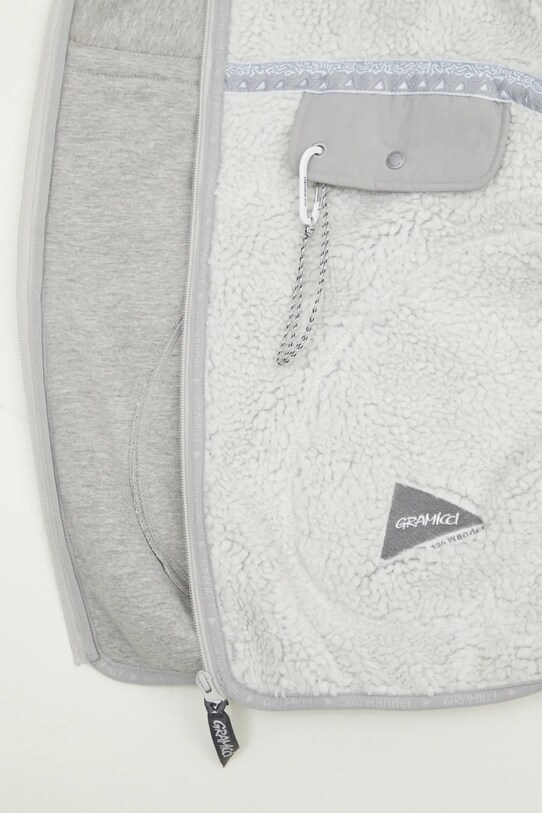 Gramicci jacket JQ Tape Fleece Jacket GUJ4.F3005.M gray
