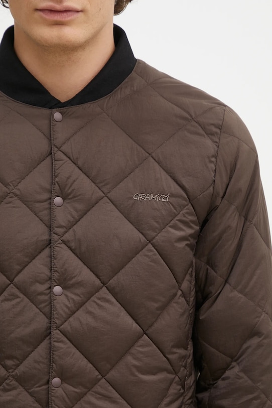 Péřová bunda Gramicci Inner Down Jacket hnědá G4FU.J101.TG