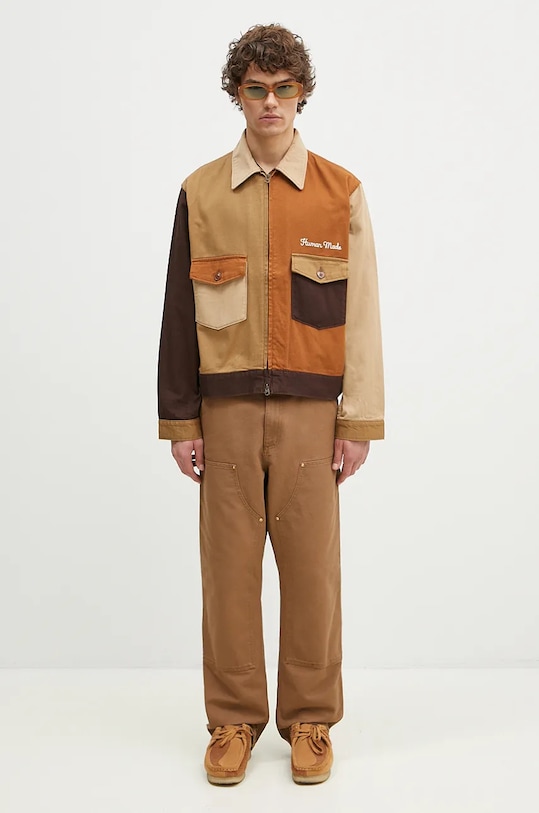 Human Made cotton shirt jacket Zip-Up Work Jacket HM28JK012