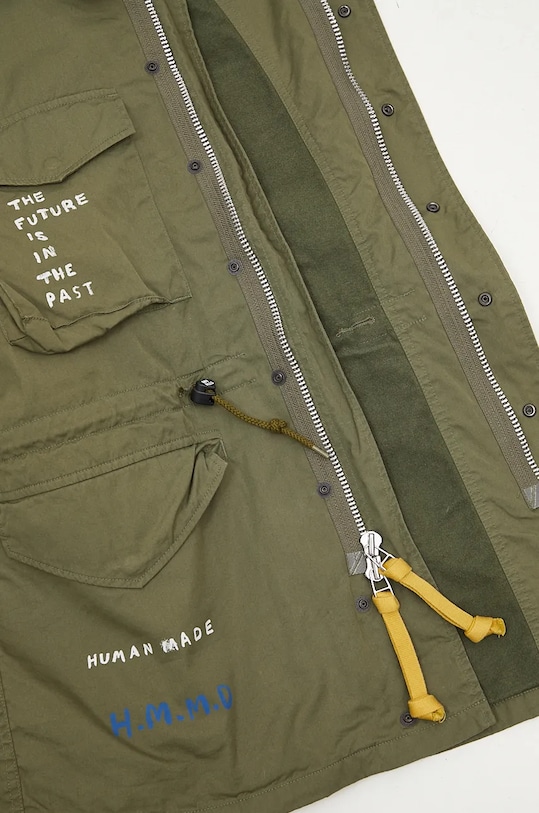 Πουκάμισο μπουφάν Human Made Field Jacket HM28JK021 πράσινο