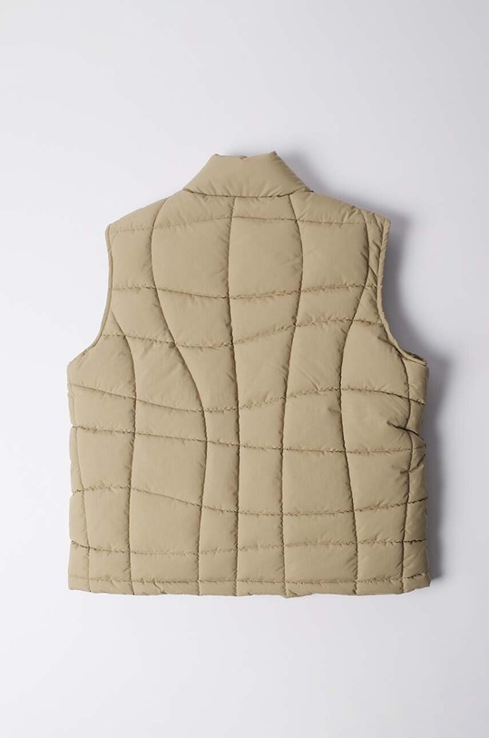 by Parra vest Waved Alien Puffer Vest 52250 beige AW24