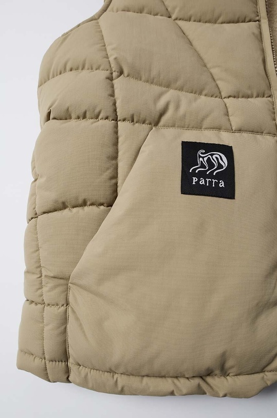by Parra vest Waved Alien Puffer Vest beige 52250