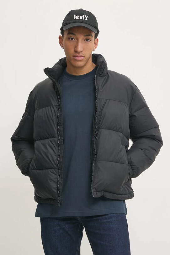 Hollister Co. kurtka bez kaptura czarny KI332.4071.900