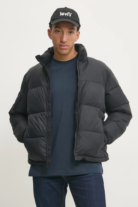 Bunda Hollister Co. zateplené čierna KI332.4071.900