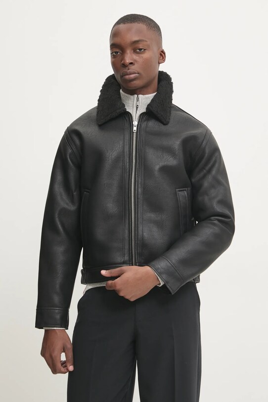 Abercrombie & Fitch geacă cu captuseala negru KI132.4123.901