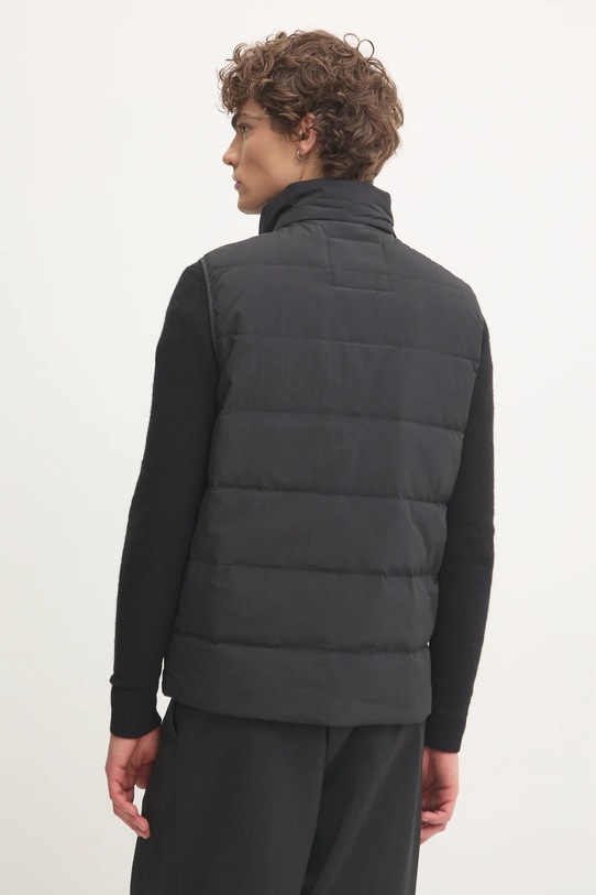 Îmbrăcăminte Abercrombie & Fitch vesta de puf KI132.4152.900 negru