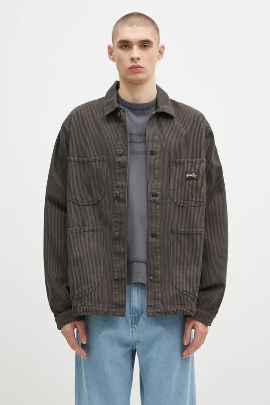 Stan Ray cămașă din bumbac cu modele verde AW2404629