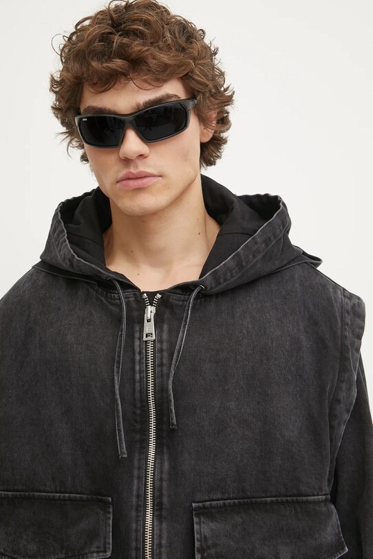 Джинсова куртка Études Studio сірий H24MMOUT541