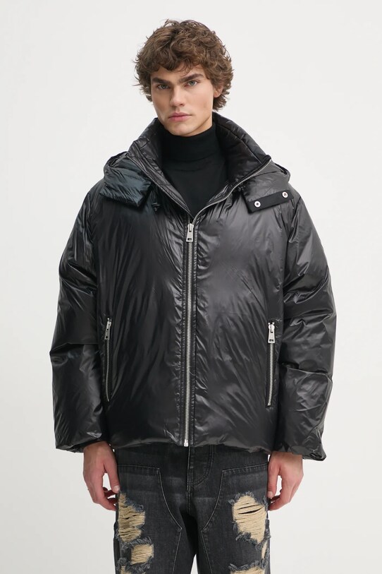 Пухова куртка Études Studio з підкладкою чорний H24MMOUT714