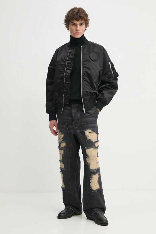 Bomber bunda Études Studio H24MMOUT722 černá AW24