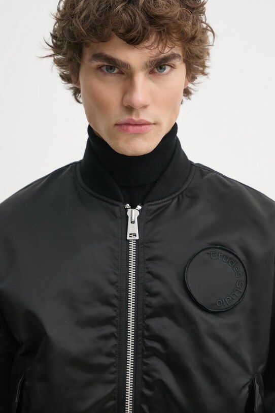 Études Studio geaca bomber negru H24MMOUT722