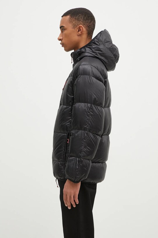 Péřová bunda Nanga Mountain Lodge Down Hoodie Jacket NW2441.1A802.A černá AW24