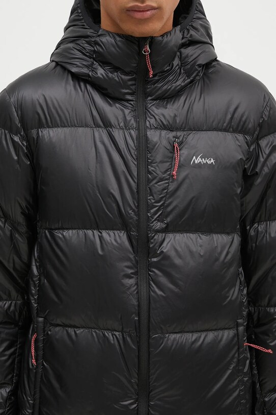 Péřová bunda Nanga Mountain Lodge Down Hoodie Jacket černá NW2441.1A802.A