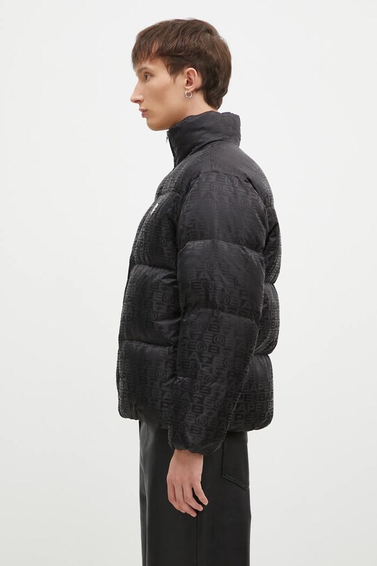 Пуховая куртка A Bathing Ape Lux Sport Pattern Jacquard Nylon Down Jacket 1K80144311 чёрный AW24