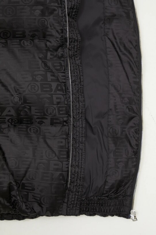 Пуховая куртка A Bathing Ape Lux Sport Pattern Jacquard Nylon Down Jacket 1K80144311 чёрный