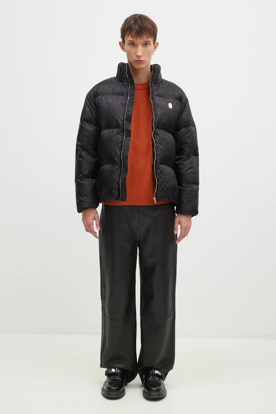 Пуховая куртка A Bathing Ape Lux Sport Pattern Jacquard Nylon Down Jacket 1K80144311