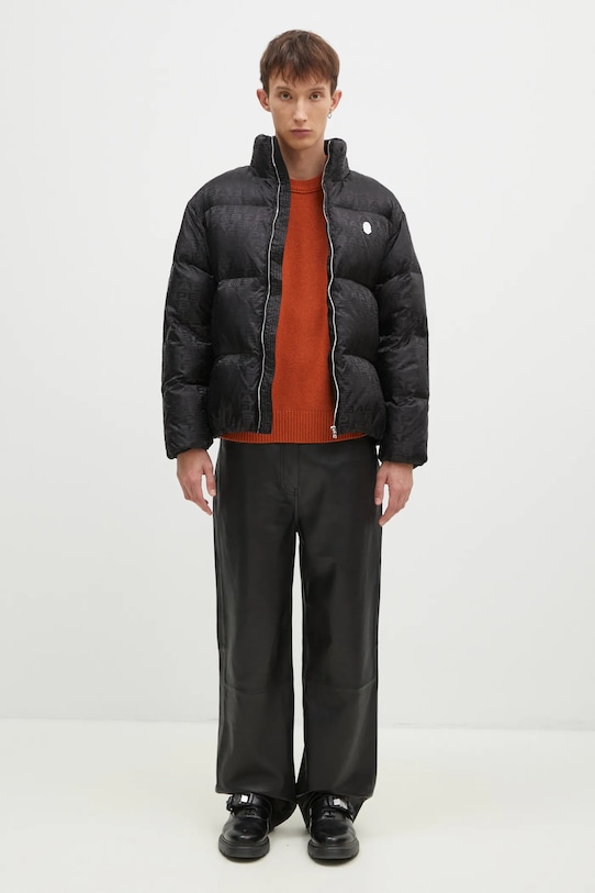 A Bathing Ape geacă de puf Lux Sport Pattern Jacquard Nylon Down Jacket 1K80144311