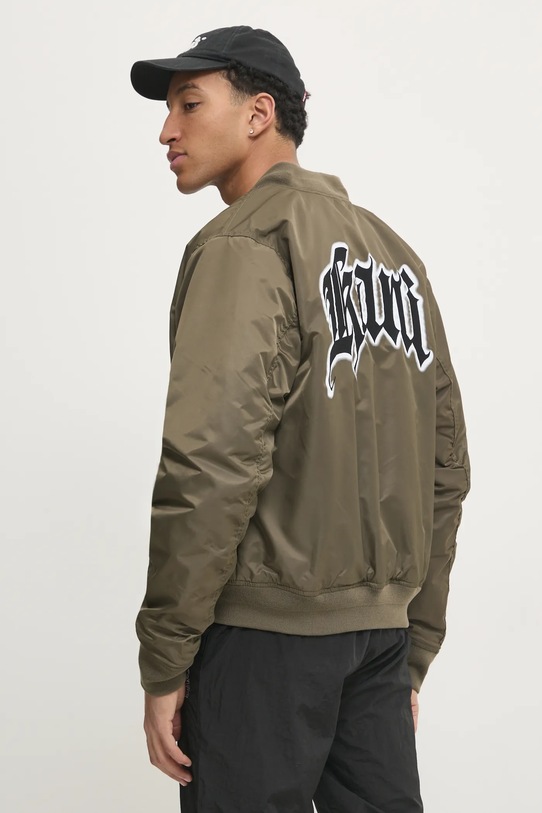 Odzież Karl Kani kurtka bomber 60710015 zielony