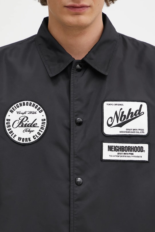 NEIGHBORHOOD jacket Windbreaker Jacket-2 black 242TSNH.JKM02