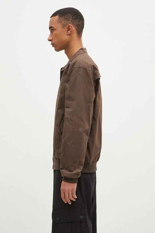 Куртка-бомбер Fred Perry Made In England Wax Harrington J8578.Q21 коричневый AW24