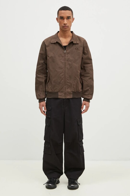 Куртка-бомбер Fred Perry Made In England Wax Harrington J8578.Q21