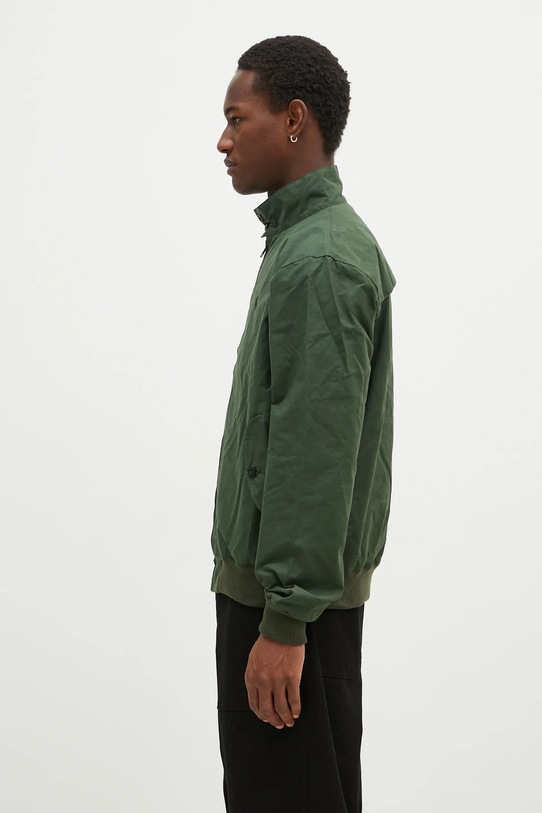Хлопковая куртка Fred Perry Made In England Wax Harrington J8565.Q20 зелёный AW24