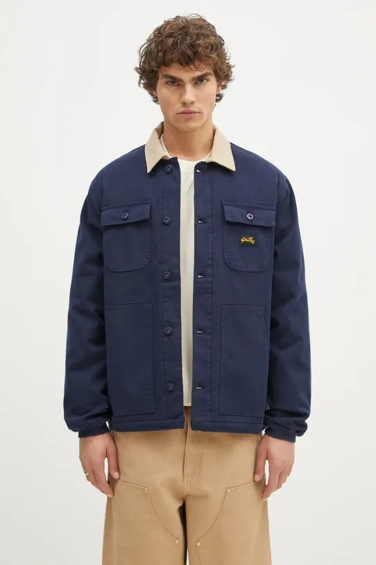 Bavlnená bunda Stan Ray Pork Chop Jacket jemné zateplenie tmavomodrá AW2404755