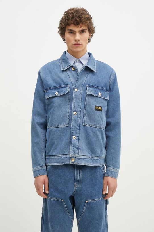 Stan Ray denim jacket Trucker Jacket with lining blue AW2404977