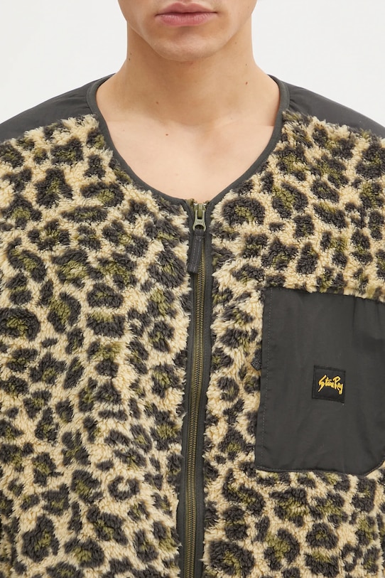 Bunda Stan Ray Fleece Cardigan zelená AW2406870