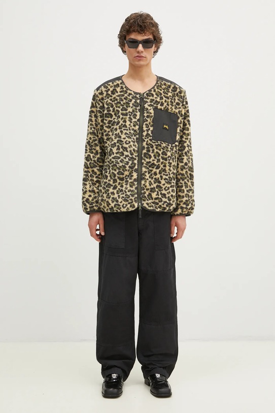 Bunda Stan Ray Fleece Cardigan AW2406870 zelená