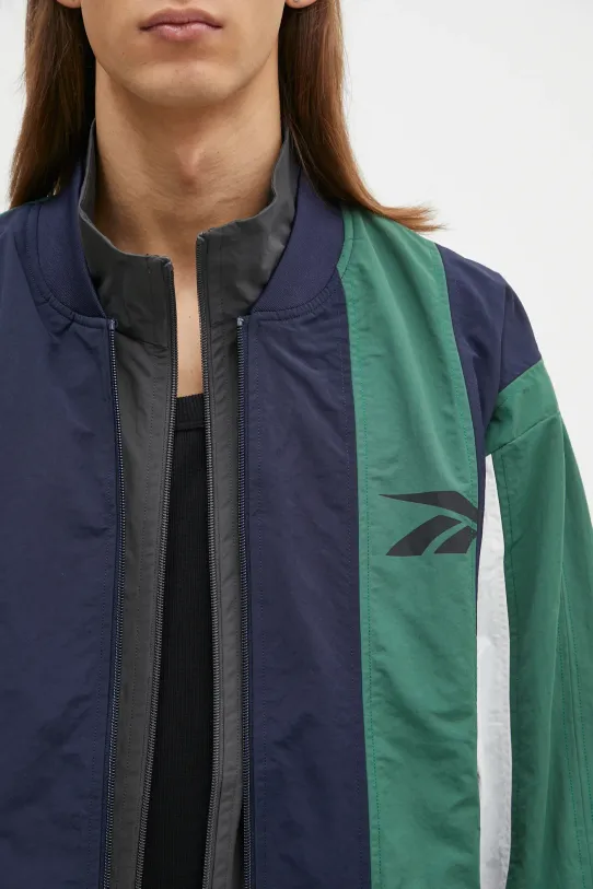 Μπουφάν Reebok LTD Paneled Track Jacket RMBD00MC99FAB0014652 σκούρο μπλε