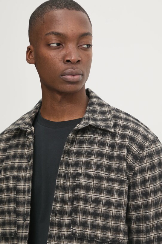 Hollister Co. kurtka bawełniana czarny KI325.4073.908