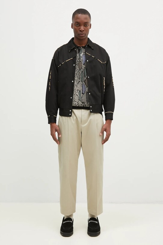 Хлопковая куртка Wacko Maria Western Jacket 24FW.WMO.BL20