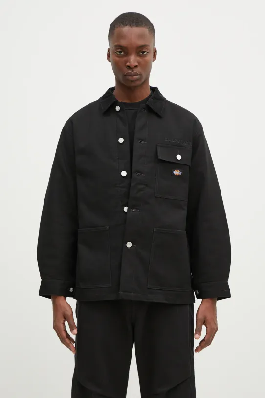 Куртка Wacko Maria Dickies без капюшона чорний 24FW.WMO.DC01