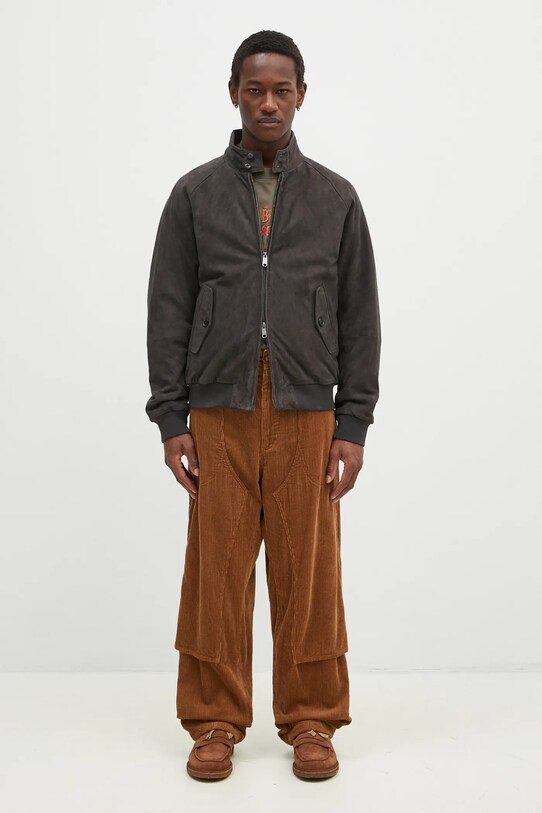 Замшевая куртка Baracuta Suede Winter G9 BRCPS0990 серый