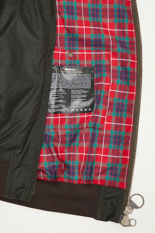 Bunda Baracuta Barbour x Baracut Wax Jacket BRCPS1093 zelená