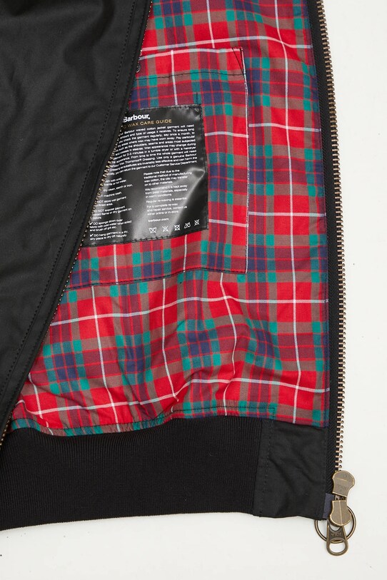 Baracuta kurtka Barbour x Baracut Wax Jacket BRCPS1093 czarny