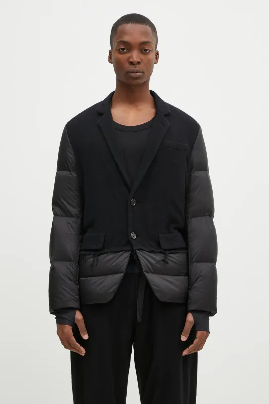 Μάλλινο πουπουλένιο μπουφάν Undercover Jacket μεταβατικό μαύρο UC2D4103