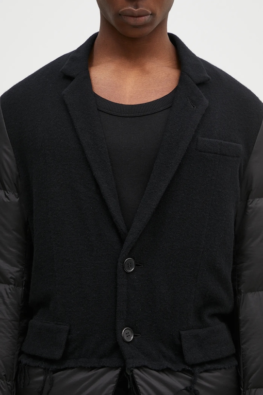 Μάλλινο πουπουλένιο μπουφάν Undercover Jacket μαύρο UC2D4103