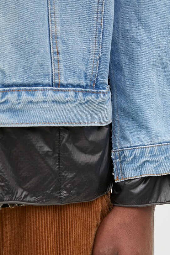 Needles giacca di jeans Covered Jacket blu PU337